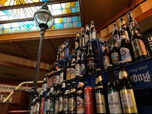 bottles of world beer